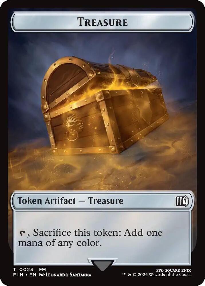 Hero (0003) // Treasure (0023) Double-Sided Token (Back)