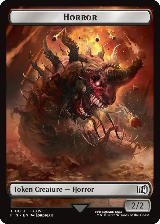 Hero (0007) // Horror Double-Sided Token (Back)