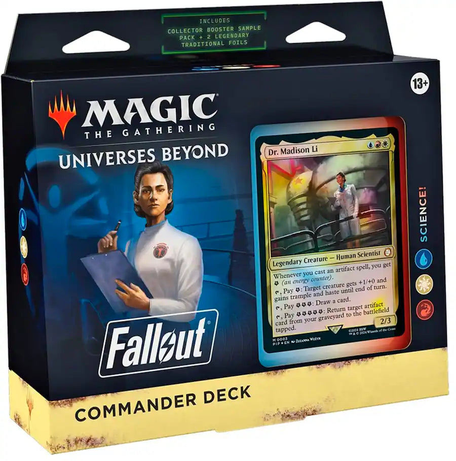 Universes Beyond: Fallout - Science! Commander Deck for Magic the Gathering.