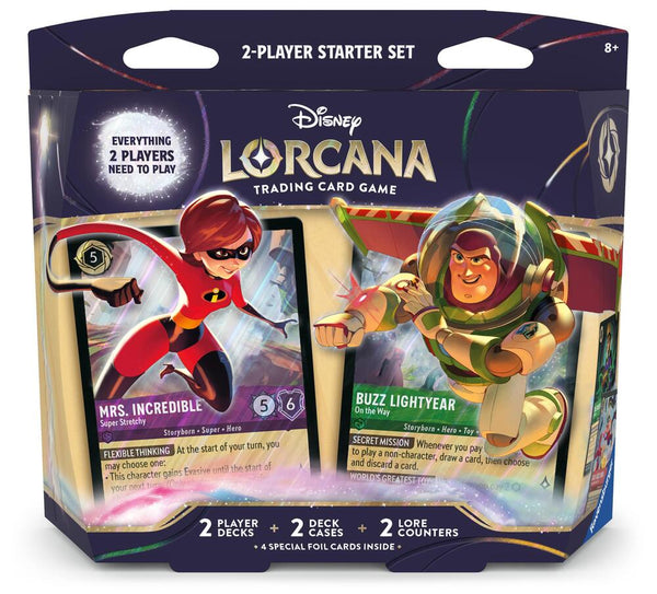 Disney Lorcana ブースターボックス 2種セット Lorcana: Wilds Unknown 2 Player Starter Set. – GunplaBox