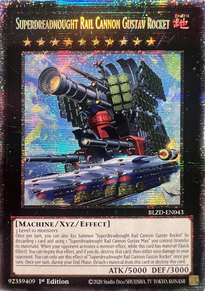 Superdreadnought Rail Cannon Gustav Rocket (Starlight Rare)
