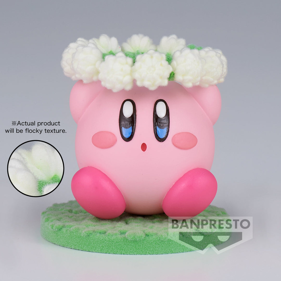 Banpresto: Kirby - Kirby Fluffy Puffy Mine Figure (Play In The Flower Ver. B)