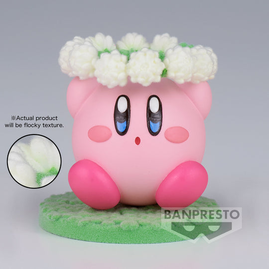 Banpresto: Kirby - Kirby Fluffy Puffy Mine Figure (Play In The Flower Ver. B)