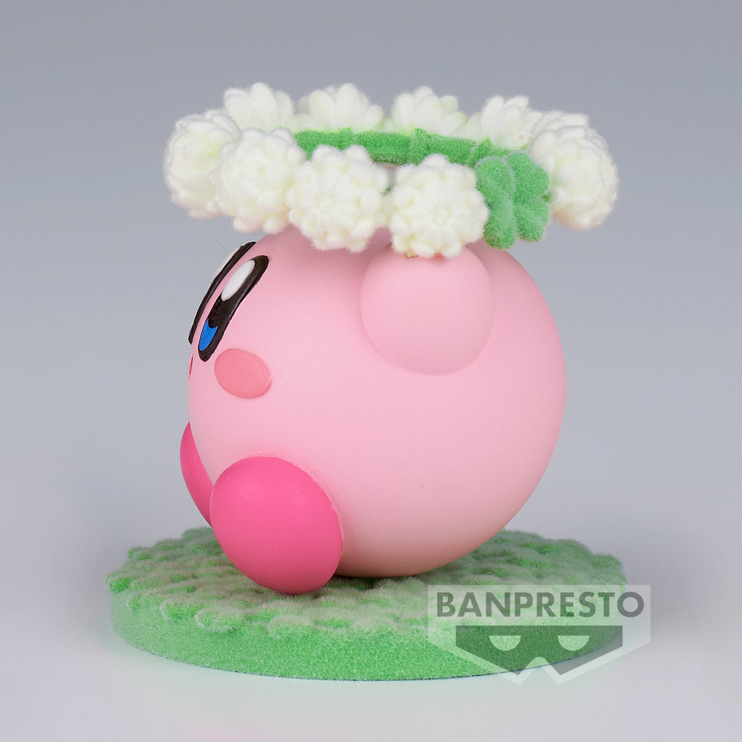 Banpresto: Kirby - Kirby Fluffy Puffy Mine Figure (Play In The Flower Ver. B)