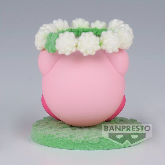 Banpresto: Kirby - Kirby Fluffy Puffy Mine Figure (Play In The Flower Ver. B)