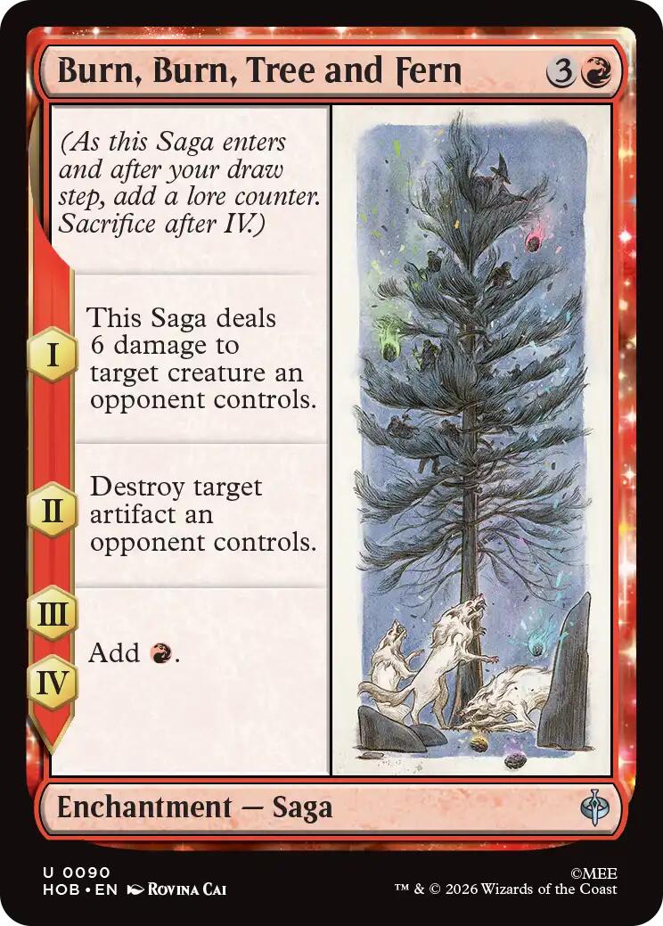 Burn, Burn, Tree and Fern