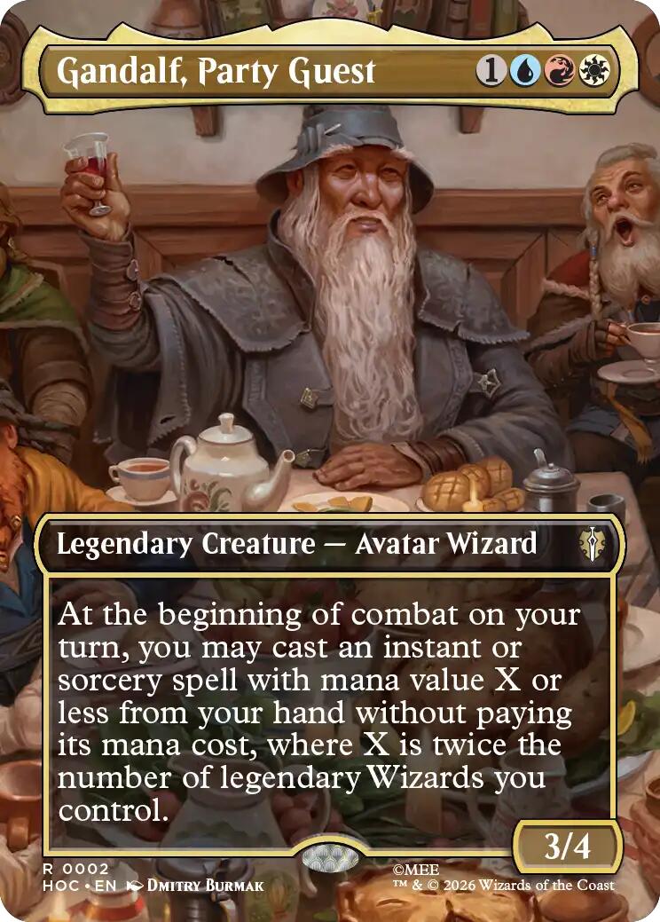Gandalf, Party Guest (Borderless)