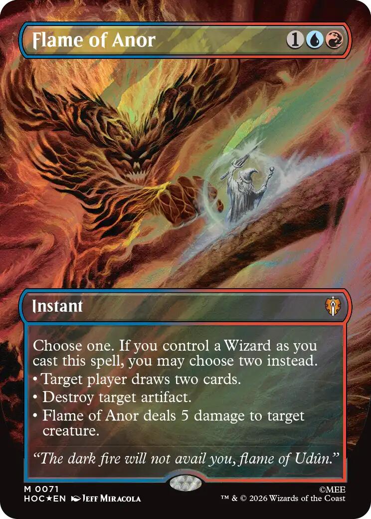 Flame of Anor (Borderless) (Surge Foil)