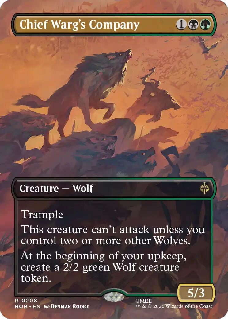 Chief Warg's Company (Borderless)