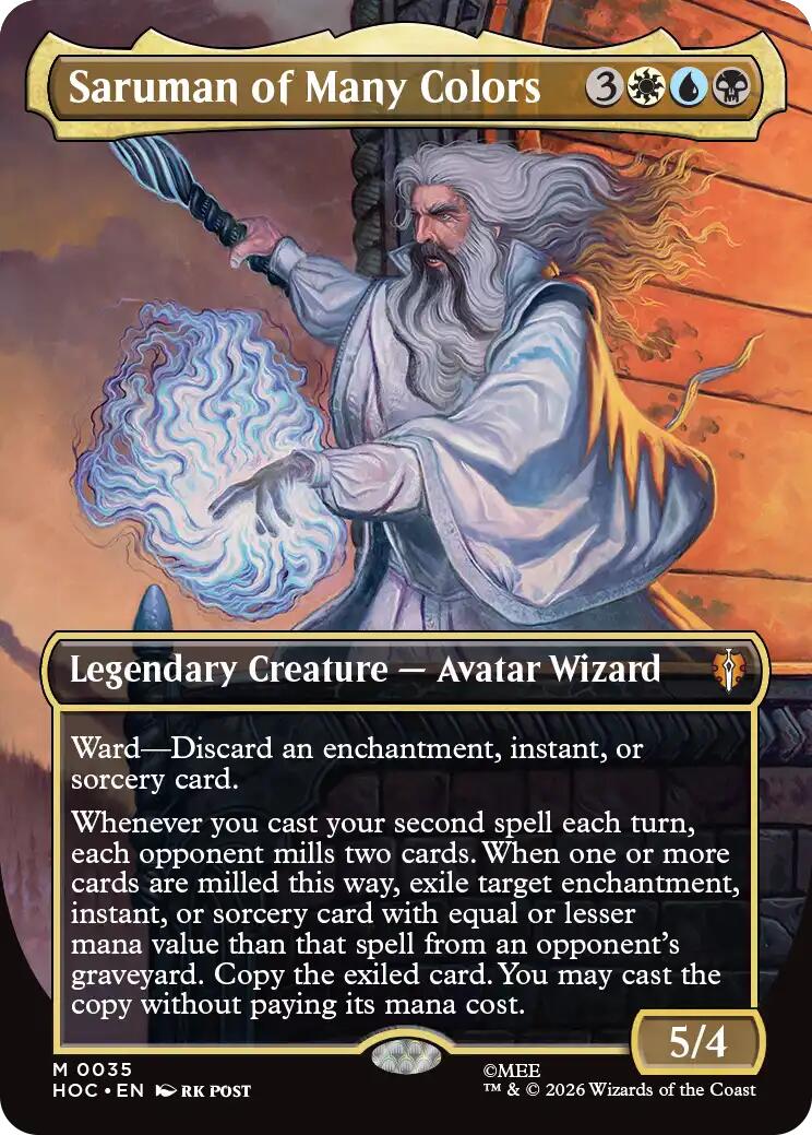 Saruman of Many Colors (Borderless)