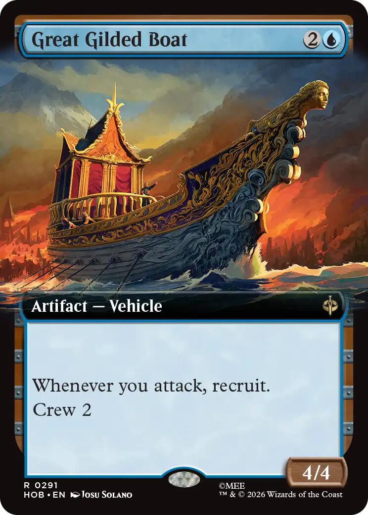 Great Gilded Boat (Extended Art)
