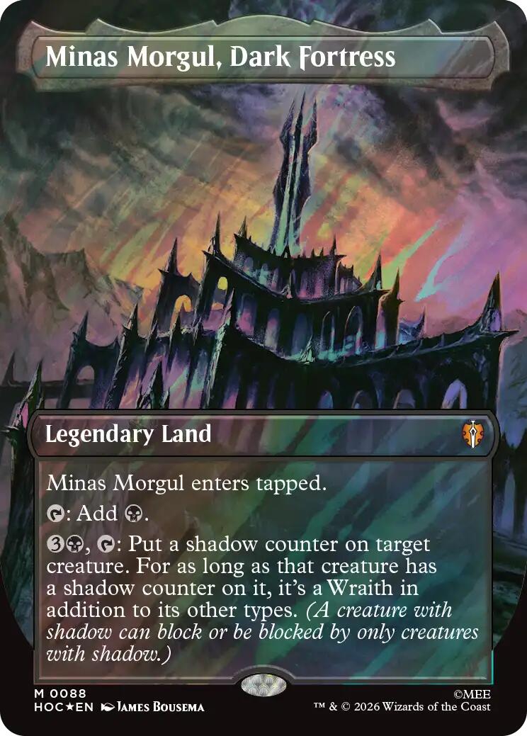 Minas Morgul, Dark Fortress (Borderless) (Surge Foil)