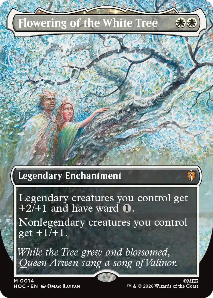 Flowering of the White Tree (Borderless)