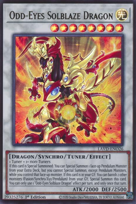 Odd-Eyes Solblaze Dragon