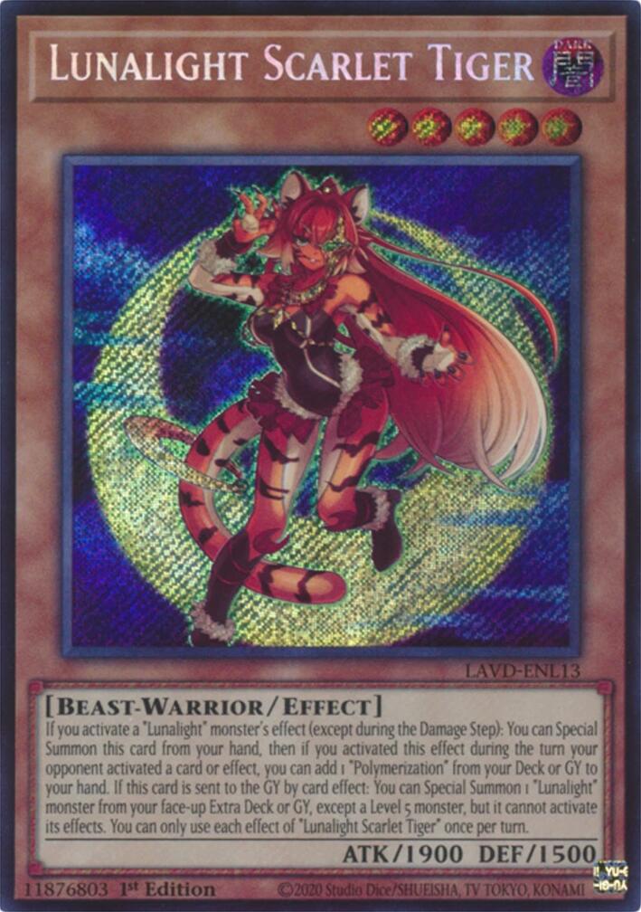 Lunalight Scarlet Tiger (Secret Rare)