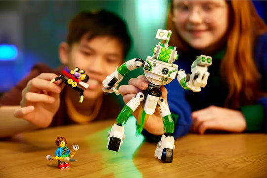 Mateo and Z-Blob the Robot