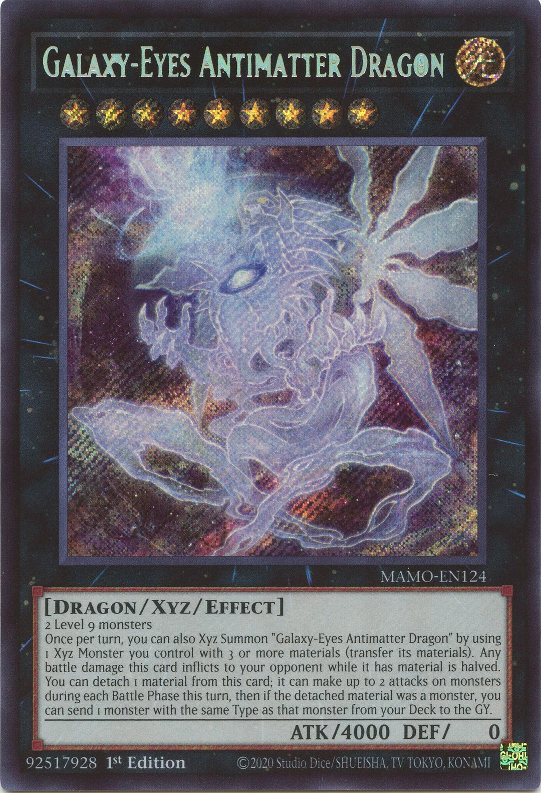 Galaxy-Eyes Antimatter Dragon