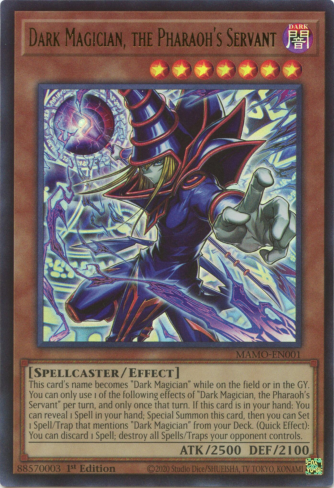 Dark Magician, the Pharaoh's Servant
