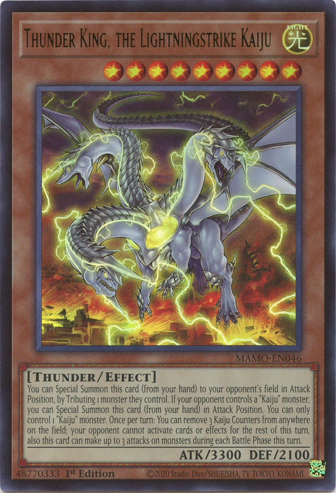 Thunder King, the Lightningstrike Kaiju
