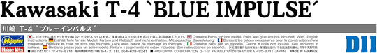 Hasegawa 1/72 Kawasaki T-4 'Blue Impulse' Plastic Model