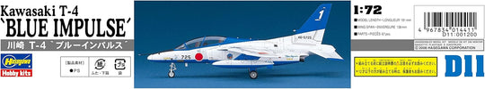 Hasegawa 1/72 Kawasaki T-4 'Blue Impulse' Plastic Model