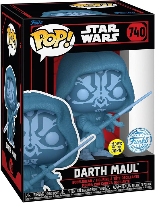 Funko POP! Star Wars Hologram Darth Maul (Glow) Specialty Series Figure (#740)