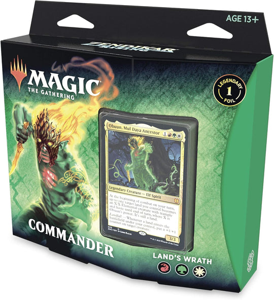 Magic: The Gathering Commander Legends – Land's Wrath | 100 Card Ready-to-Play Deck