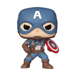 Pop! Captain America with Helmet (The First Avenger)
