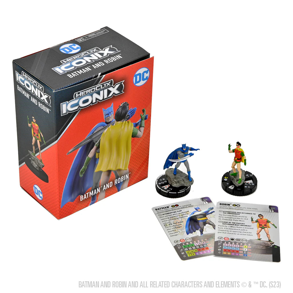 DC HEROCLIX ICONIX: BATMAN AND ROBIN