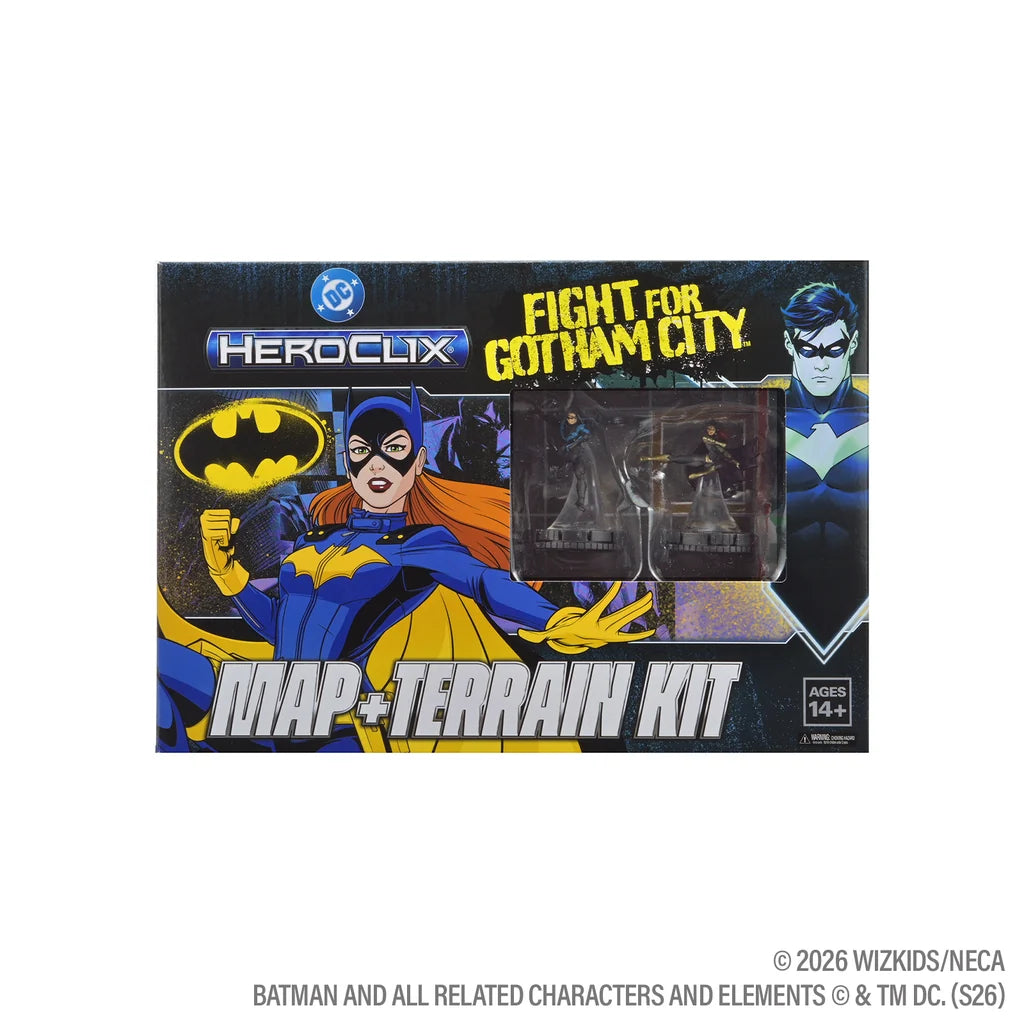 DC HeroClix: Fight for Gotham City Map and Terrain Kit