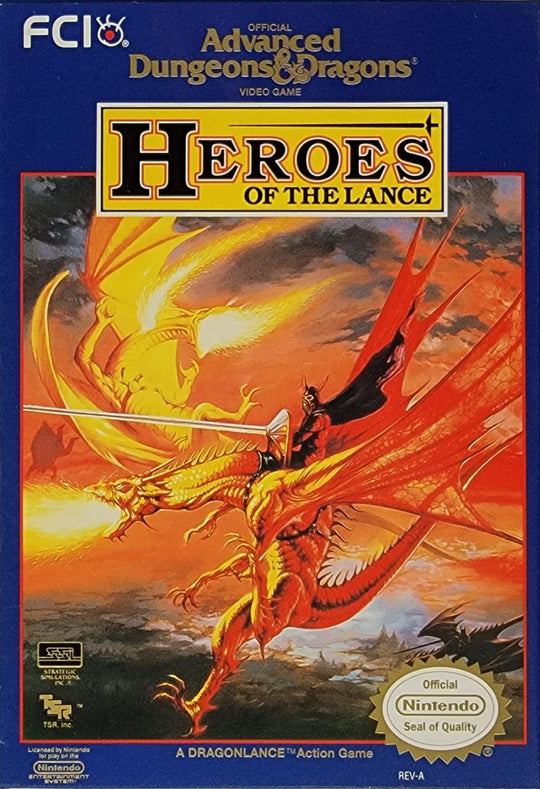 Gunpla-Box - Advanced Dungeons & Dragons Heroes of the Lance - Video Game - NES