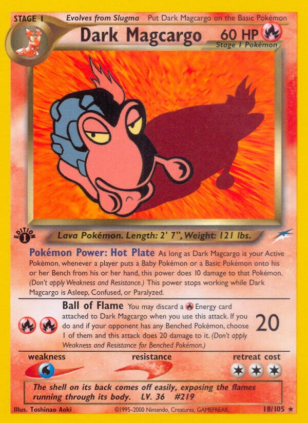 pokemon magcargo card Dark [N4 this piece serves as Seeking Info: Storage Boxes Type:Forces of the Imperium White/Red/Green