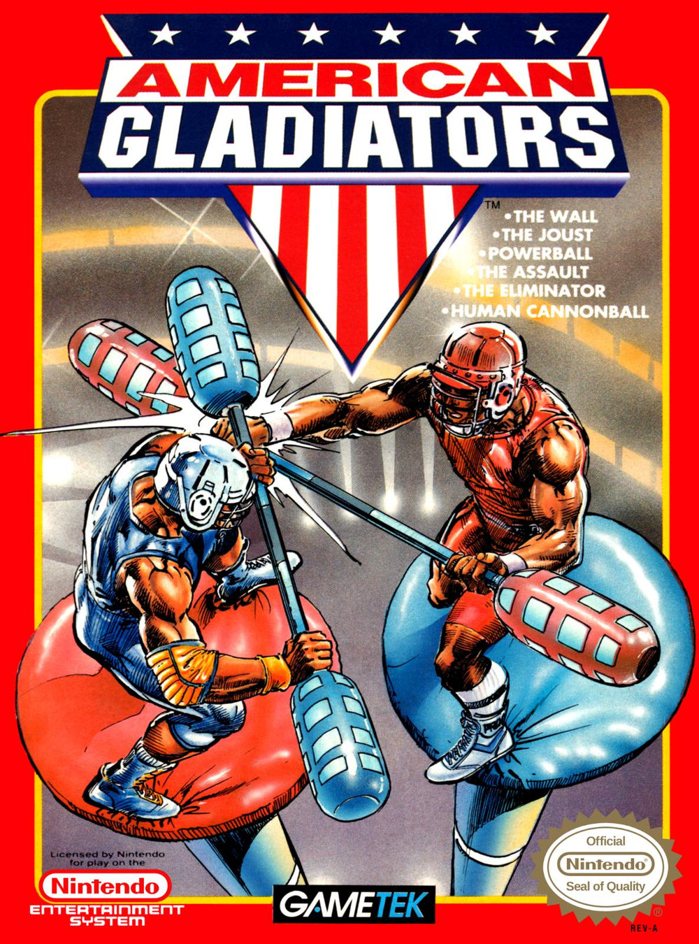 Gunpla-Box - American Gladiators - Video Game - NES