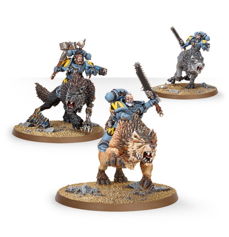 Thunderwolf Cavalry - Warhammer 40,000 3 Miniatures