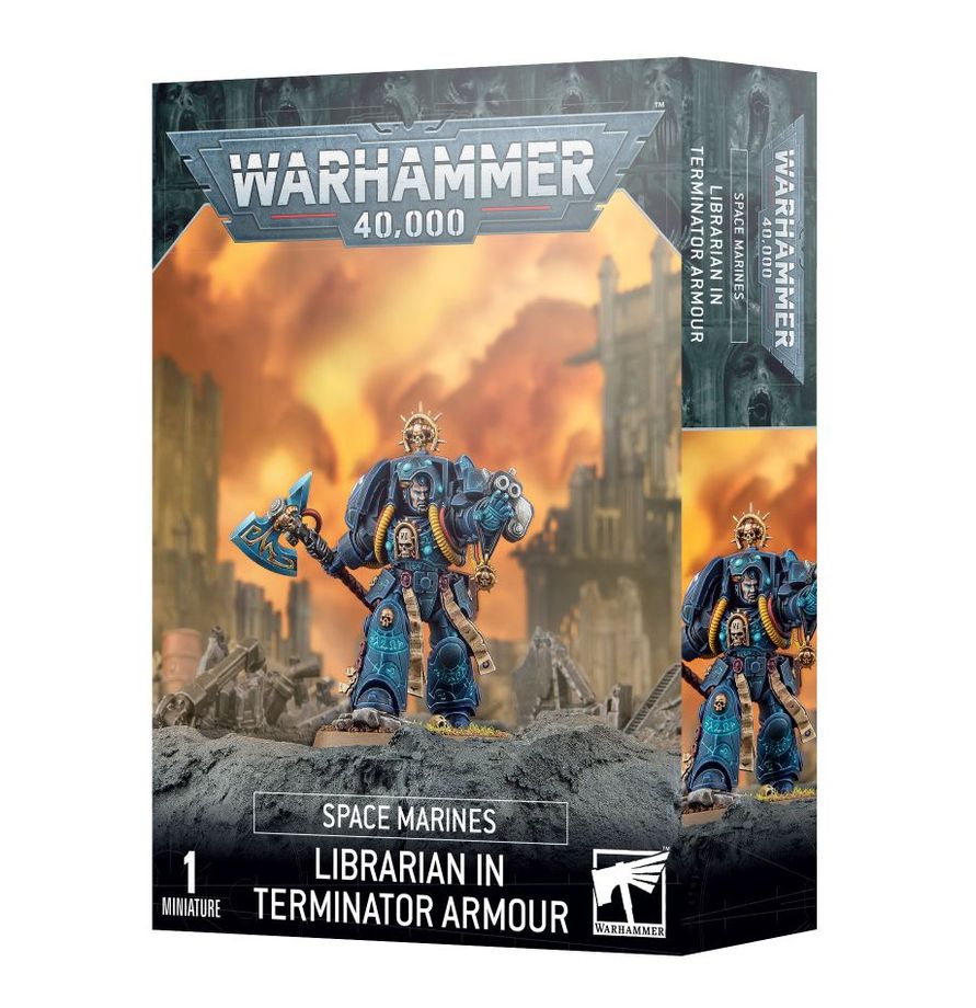 Warhammer 40,000 Space Marines Librarian in terminator armour