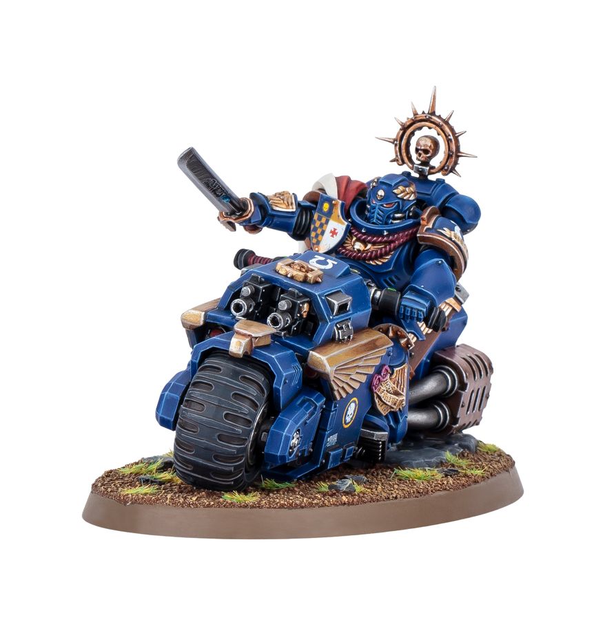 Space Marines Captain on Bike