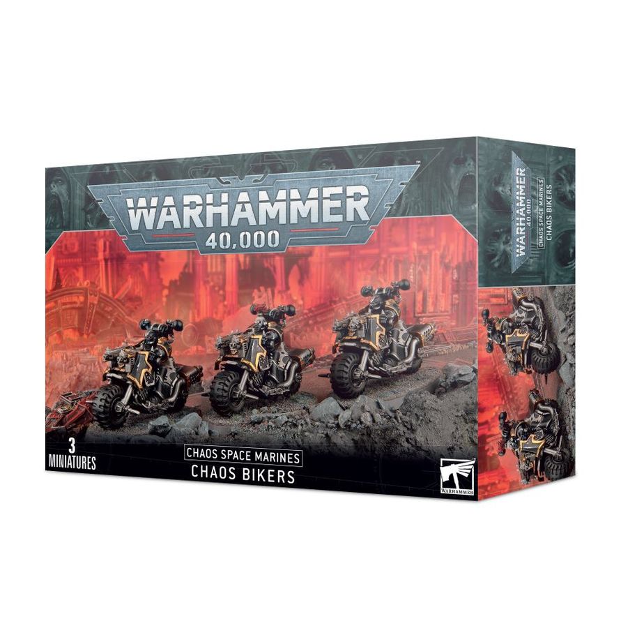Warhammer 40,000 Chaos Space Marines Chaos Bikers