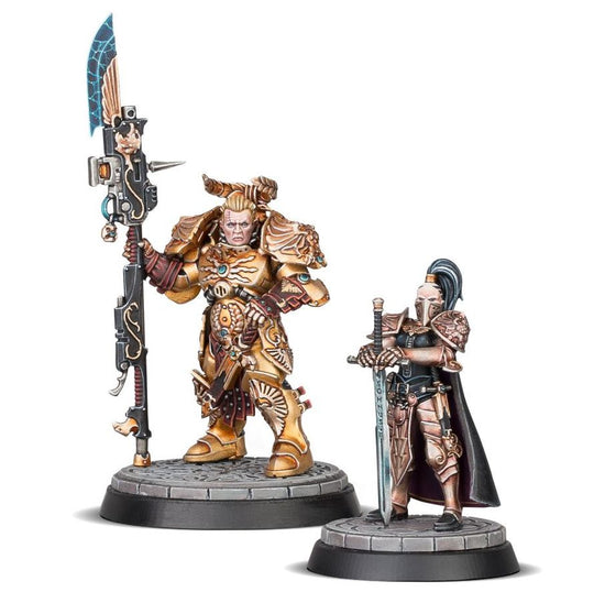 Warhammer 40,000 Commemorative Series Adeptus Custodes Valerian and Aleya