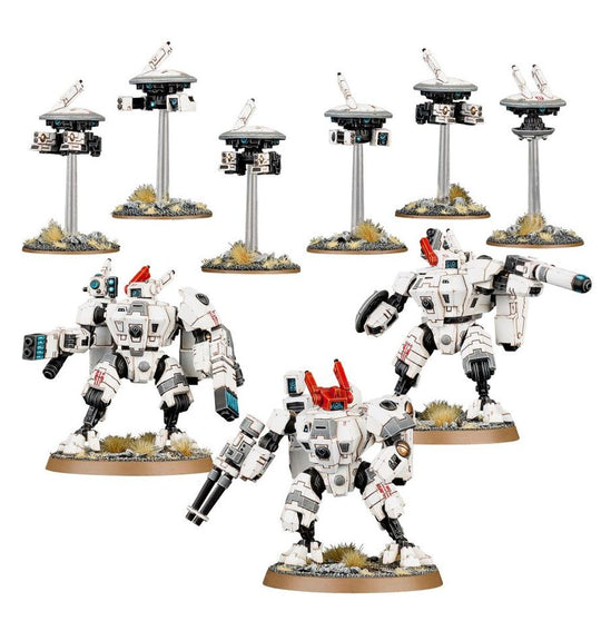 Warhammer 40,000 T'au Empire Crisis Battlesuits