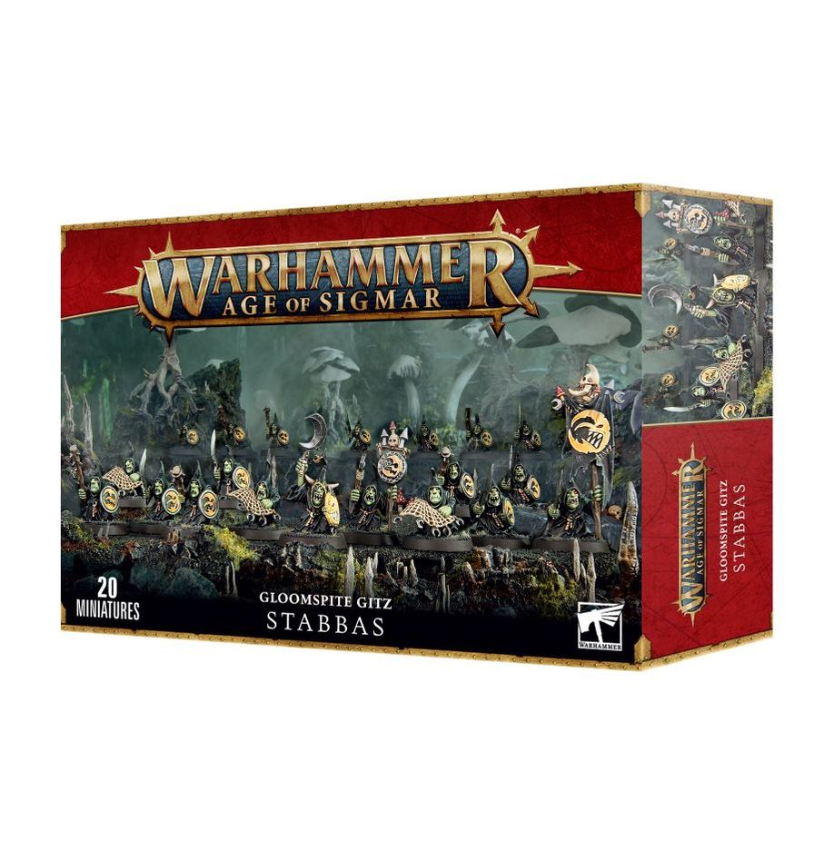 Gloomspite Gitz Stabbas - Warhammer Age of Sigmar 20 Miniatures