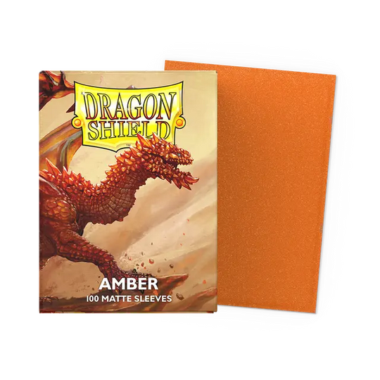 Dragon Shield Matte Amber 100ct