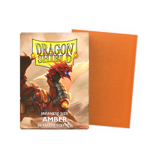 Dragon Shield Amber - Matte Sleeves - Japanese Size