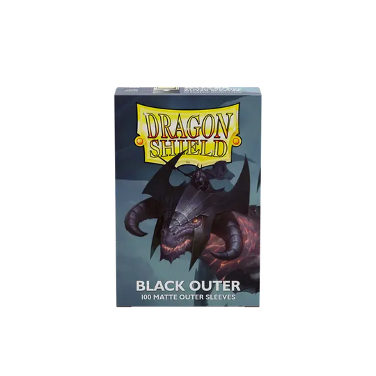 Dragon Shield Black - Matte Outer Sleeves 100ct