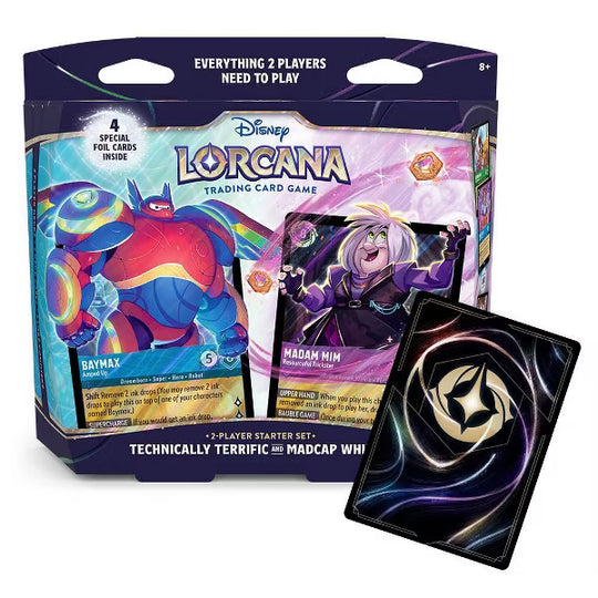 Disney Lorcana Trading Card Game: 2-Player Starter Set- Technically Terrific And Madcap Whimsy