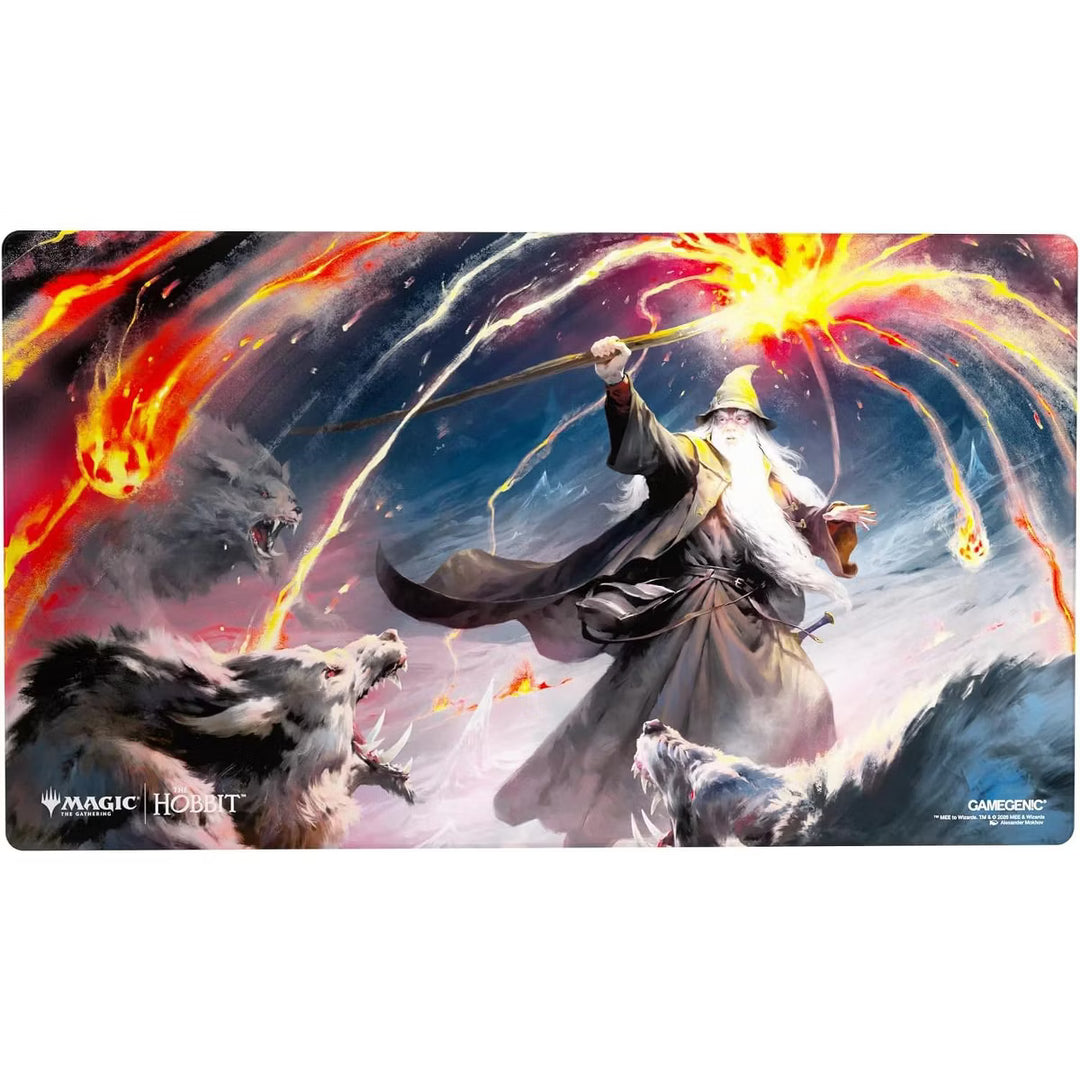 Magic: The Gathering | The Hobbit Shiny Playmat - Gandalf, Shadow's Foe