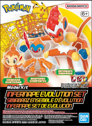 Bandai Pokemon Infernape Evolution Set Model Kit