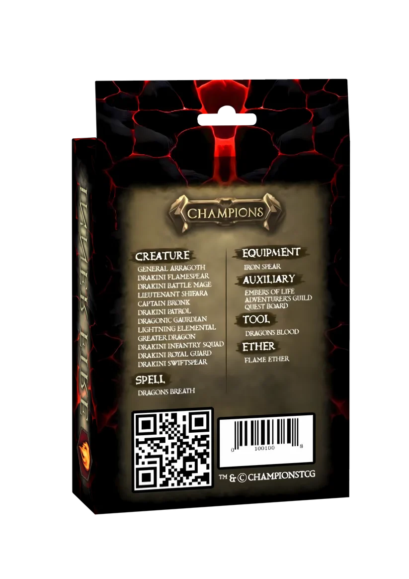 Champions Inner Fire Starter Deck TCG