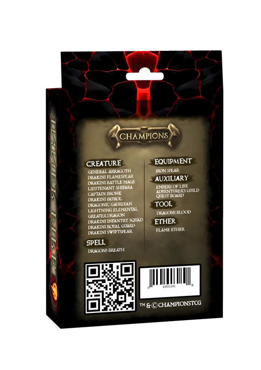 Champions Inner Fire Starter Deck TCG