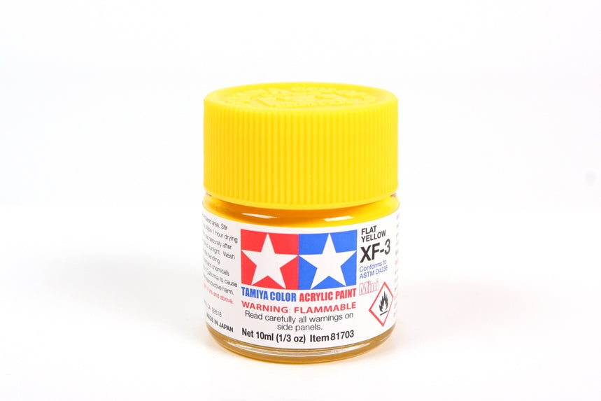 ACRYLIC MINI XF-3 FLAT YELLOW