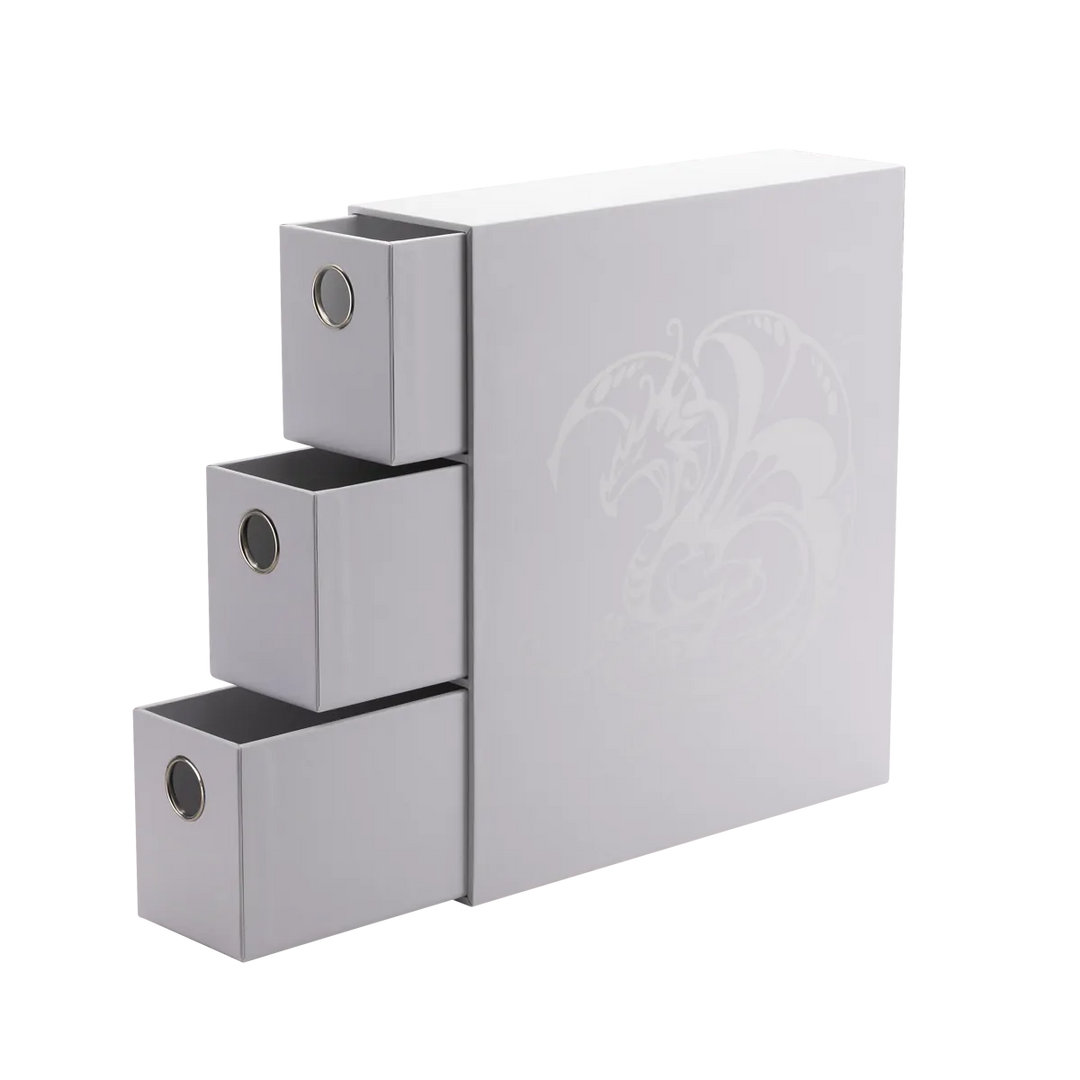 Dragon Shield Fortress Card Drawers White